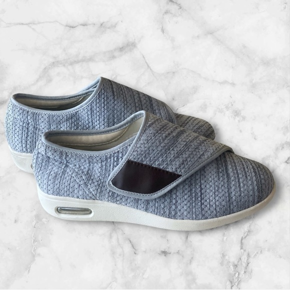 YouYun Diabetic Walking Shoes w/ Velcro Closure Memory Foam Insole Size 9.5 NWOT - Picture 2 of 10